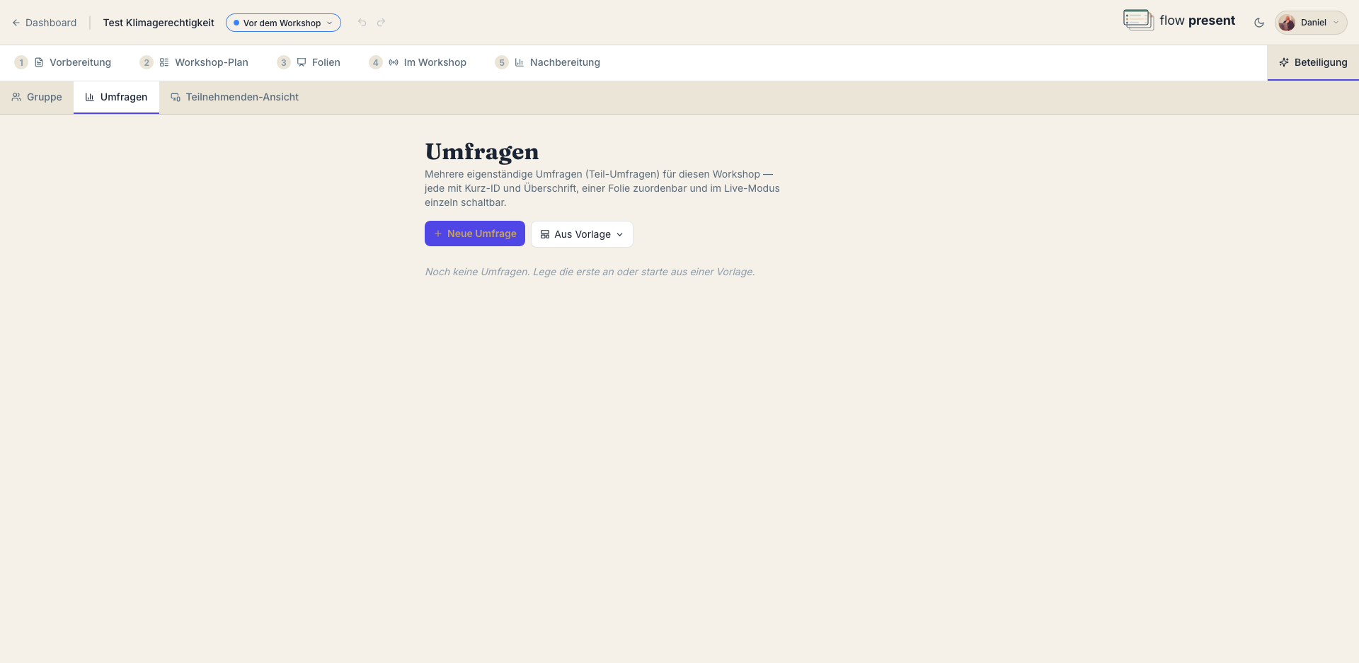 Créer des sondages