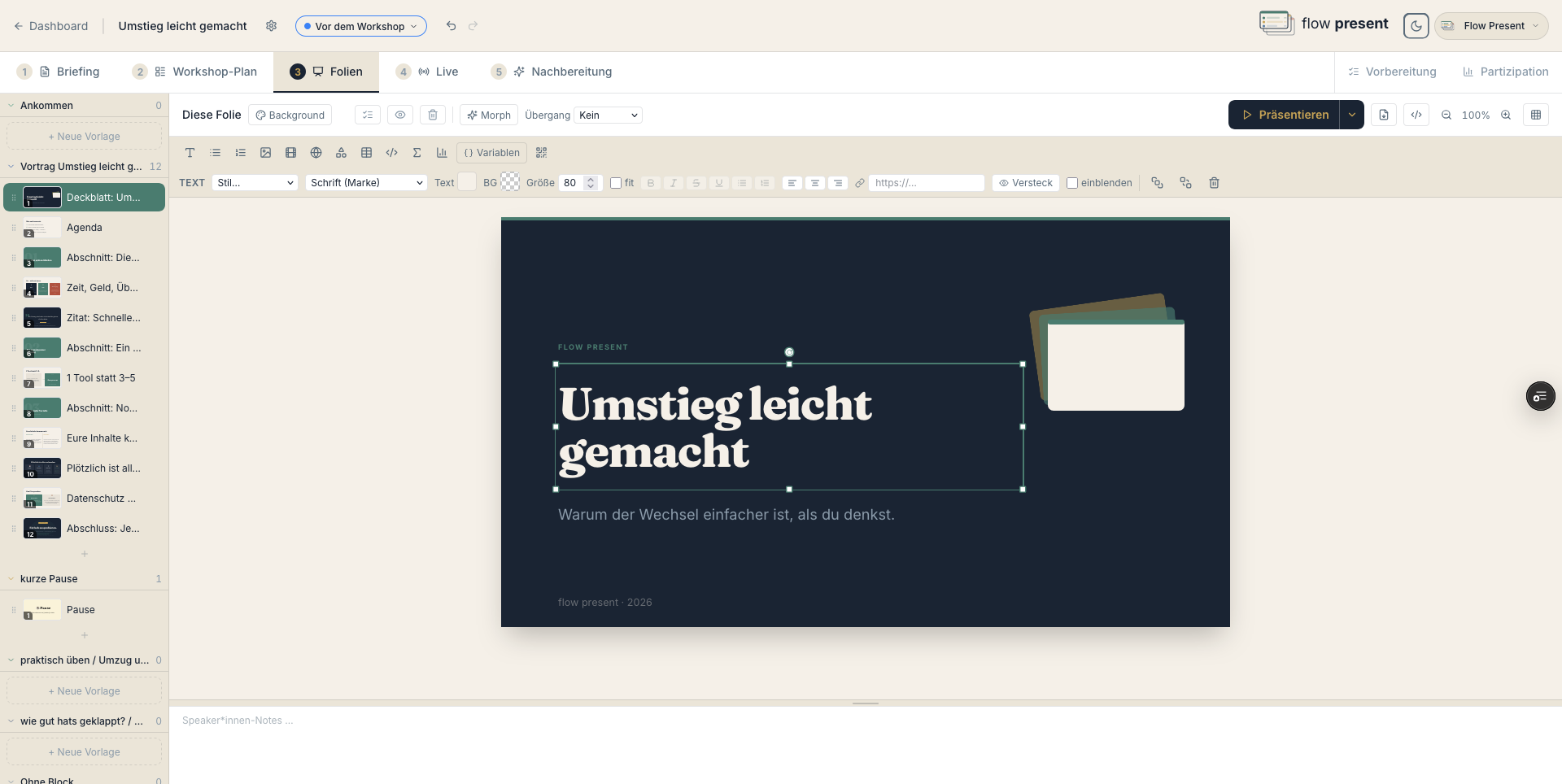 Folien-Canvas-Editor