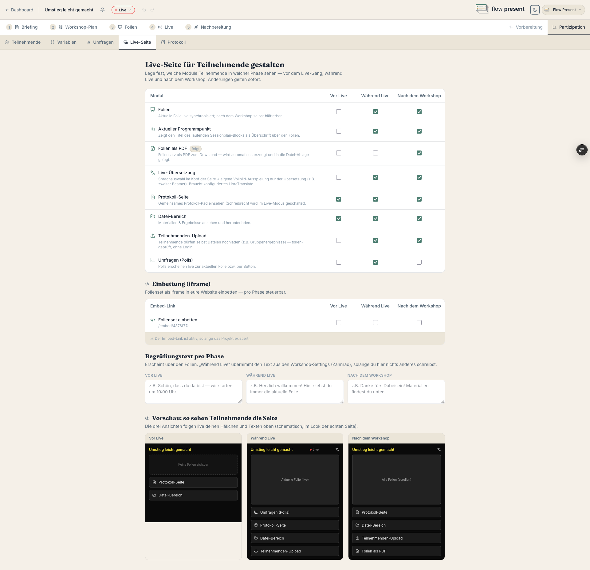 Feedback-Auswertung